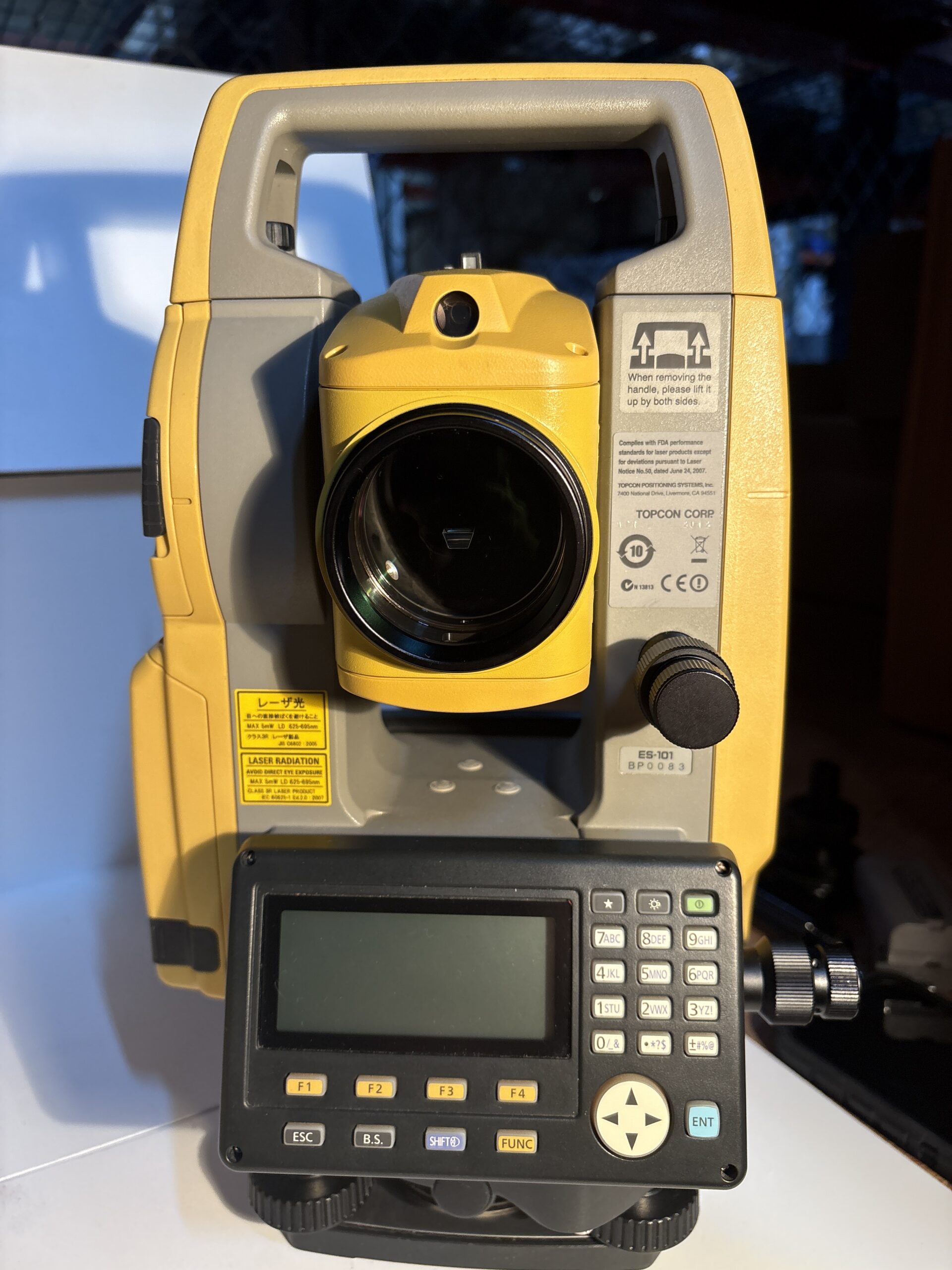 Topcon ES-101 (1” TOTAL STATION, DUAL DISPLAY, LASER PLUMMET) - Image 3